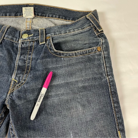 True Religion Men's Slim Fit Straight Jeans, Dark Wash Relaxed Slim Size: 34 - Picture 14 of 16